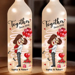You’re My Happily Ever After - Couple Personalized Custom Bottle Lamp - Gift For Husband Wife, Anniversary