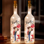You’re My Happily Ever After - Couple Personalized Custom Bottle Lamp - Gift For Husband Wife, Anniversary