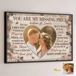 Custom Photo You Make Me Whole
- Couple Personalized Custom Horizontal Poster - Gift For Husband, Wife, Couple