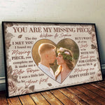 Custom Photo You Make Me Whole
- Couple Personalized Custom Horizontal Poster - Gift For Husband, Wife, Couple