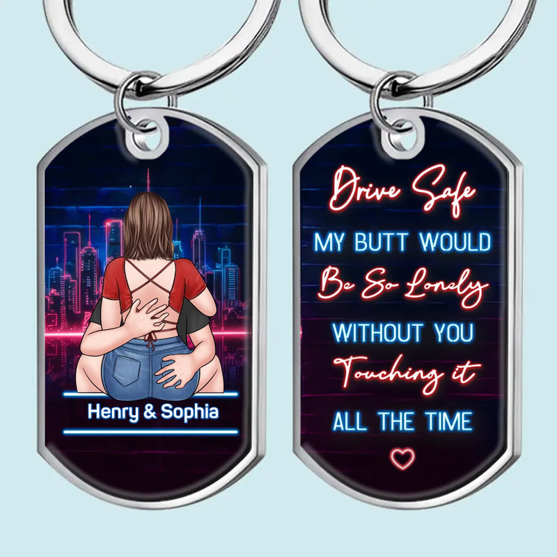 With You, I’ve Found My Forever - Couple Personalized Custom Keychain - Gift For Husband Wife, Anniversary
