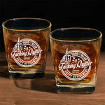 Show Your Thanks In A Special Way - Coworker Personalized Custom Square Whiskey Glass - Appreciation, Retirement Gift For Coworkers, Work Friends, Colleagues