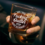 Celebrate Their Hard Work In A Unique Way - Coworker Personalized Custom Square Whiskey Glass - Appreciation, Retirement Gift For Coworkers