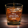 Give A Gift That Speaks Volumes - Coworker Personalized Custom Square Whiskey Glass - Appreciation, Retirement Gift For Coworkers, Work Friends, Colleagues