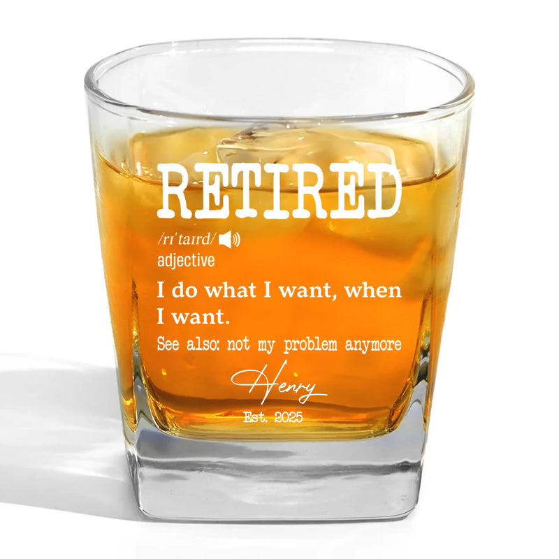 Thank Your Coworkers With A Personal Touch - Coworker Personalized Custom Square Whiskey Glass - Appreciation, Retirement Gift For Coworkers, Work Friends, Colleagues