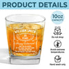 A Heartfelt Gesture For A Great Coworker - Coworker Personalized Custom Square Whiskey Glass - Appreciation, Retirement Gift For Coworkers, Work Friends, Colleagues