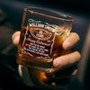 A Heartfelt Gesture For A Great Coworker - Coworker Personalized Custom Square Whiskey Glass - Appreciation, Retirement Gift For Coworkers, Work Friends, Colleagues