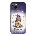 Love Grows Best In Grandma’s Arms - Family Personalized Custom Clear Phone Case - Gift For Grandma