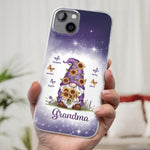 Love Grows Best In Grandma’s Arms - Family Personalized Custom Clear Phone Case - Gift For Grandma