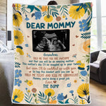 Custom Photo Little Hands, Big Dreams - Family Personalized Custom Blanket - Baby Shower Gift, Gift For First Mom