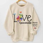 Love Recognizes No Barriers - Family Personalized Custom Unisex Sweatshirt, Hoodie With Design On Sleeve - Gift For Mom, Grandma