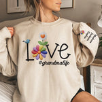 Love Recognizes No Barriers - Family Personalized Custom Unisex Sweatshirt, Hoodie With Design On Sleeve - Gift For Mom, Grandma