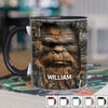 King Of The Jungle, Master Of Vibes - Family Personalized Custom 3D Inflated Effect Printed Accent Mug - Gift For Yourself, Best Friends, Siblings, Family Members