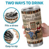 The Universe Knew I Needed Your Love - Couple Personalized Custom Tumbler - Gift For Husband Wife, Anniversary