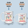 It's You And Me, Babe - Couple Personalized Custom Mug - Gift For Husband Wife, Anniversary