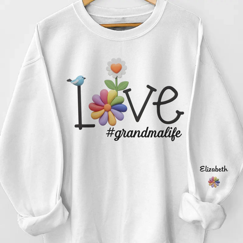 Love Recognizes No Barriers - Family Personalized Custom Unisex Sweatshirt, Hoodie With Design On Sleeve - Gift For Mom, Grandma
