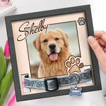 Custom Pet Photo Dog Memorial Decor - Personalized Memorial Sign