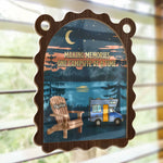 Custom Name Camping RV Gifts for Campers - Personalized Suncatcher Ornament