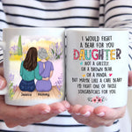 Anything For My Daughter - Family Personalized Custom Mug - Gift For Mom, Daughter