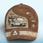 Home Is Where You Pitch It - Camping Personalized Custom Hat, All Over Print Classic Cap - Gift For Camping Lovers
