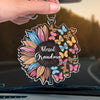 Home Is Where Your Grandma Is - Family Personalized Custom Car Ornament - Acrylic Custom Shaped - Gift For Mom, Grandma