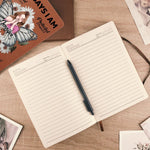 Custom Name Christian Butterfly Gifts for Women - Personalized Leather Journal