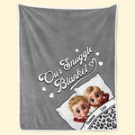 Our Snuggle Sessions Are My Favorite Place To Be - Couple Personalized Custom Blanket - Gift For Husband Wife, Anniversary