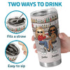 We’re Fierce, Fabulous And Unbreakable - Bestie Personalized Custom Tumbler -  Gift For Best Friends, BFF, Sisters
