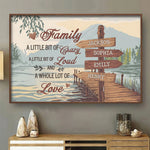 Turn Your Favorite Memories Into Something Special - Family Personalized Custom Horizontal Poster - Gift For Family Members
