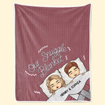 Our Cozy Corner - Couple Personalized Custom Blanket - Gift For Husband Wife, Anniversary
