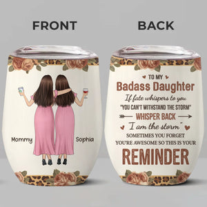 N'oubliez jamais à quel point vous êtes incroyable - Verre à vin personnalisé pour la famille - Cadeau pour maman, fille