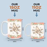A Grandmother's Love Is Forever And Always - Family Personalized Custom Mug - Gift For Mom, Grandma