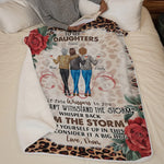 I Am The Storm - Family Personalized Custom Blanket - Mother's Day, Gift For Mom, Grandma