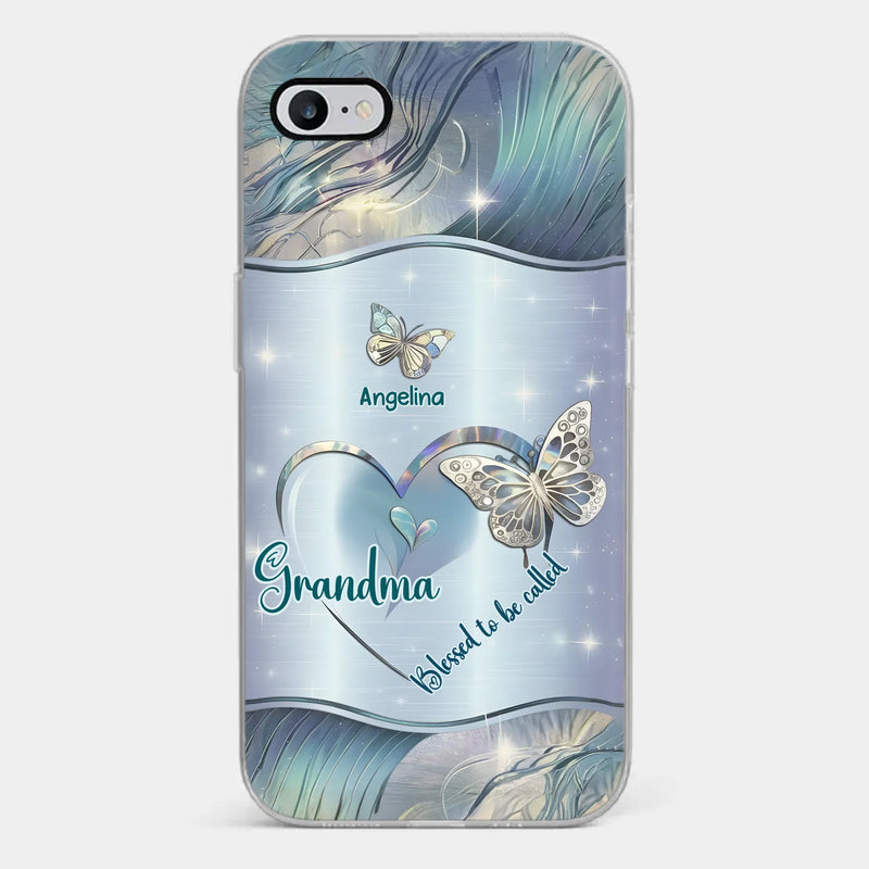 Home Is Where Your Grandma Is - Family Personalized Custom Clear Phone Case - Gift For Mom, Grandma