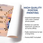A Sweet Reminder Of The Love Between Mom And Daughter - Family Personalized Custom Horizontal Poster - Gift For Mom, Daughters