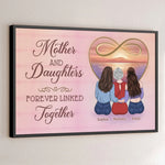 Because Every Family Has A Story Worth Sharing - Family Personalized Custom Horizontal Poster - Mother's Day, Gift For Mom, Grandma, Daughter