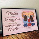 Because Family Is The Heart Of Every Home - Family Personalized Custom Horizontal Poster - Mother's Day, Gift For Mom, Grandma, Daughter