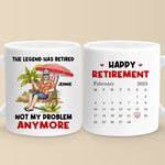 Work Ends, Life Begins - Coworker Personalized Custom Mug - Appreciation, Retirement Gift For Coworkers, Work Friends, Colleagues