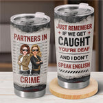 Double Trouble, Twice The Fun - Bestie Personalized Custom Tumbler -  Gift For Best Friends, BFF, Sisters