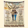 You’re The Friend My Heart Chose - Bestie Personalized Custom Blanket - Gift For Best Friends, BFF, Sisters