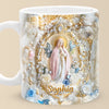 Faith And Love, Always - Family Personalized Custom 3D Inflated Effect Printed Mug - Gift For Yourself, Best Friends, Siblings, Family Members