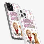 Home Is Where The Paws Are - Dog & Cat Personalized Custom 3D Inflated Effect Printed Clear Phone Case - Gift For Mom, Dog Lovers