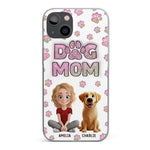 Home Is Where The Paws Are - Dog & Cat Personalized Custom 3D Inflated Effect Printed Clear Phone Case - Gift For Mom, Dog Lovers