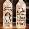 Custom Photo Your Wings Were Ready But My Heart Was Not - Memorial Personalized Custom Bottle Lamp - Sympathy Gift For Pet Owners, Pet Lovers