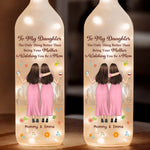 Watching You Be A Mom Is My Greatest Joy - Family Personalized Custom Bottle Lamp - Gift For Mom, Daughter