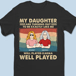 A Unique Way To Honor Her Special Role - Family Personalized Custom Unisex T-shirt, Premium T-shirt, Hoodie - Mother's Day, Gift For Mom, Daughter