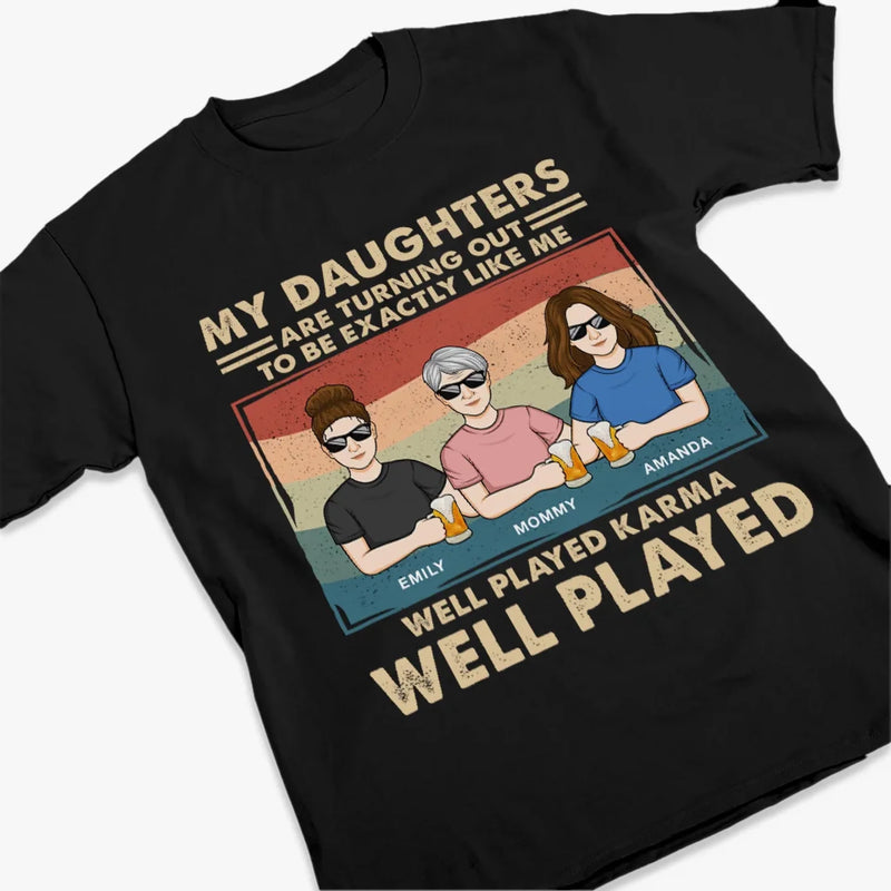 A Unique Way To Honor Her Special Role - Family Personalized Custom Unisex T-shirt, Premium T-shirt, Hoodie - Mother's Day, Gift For Mom, Daughter