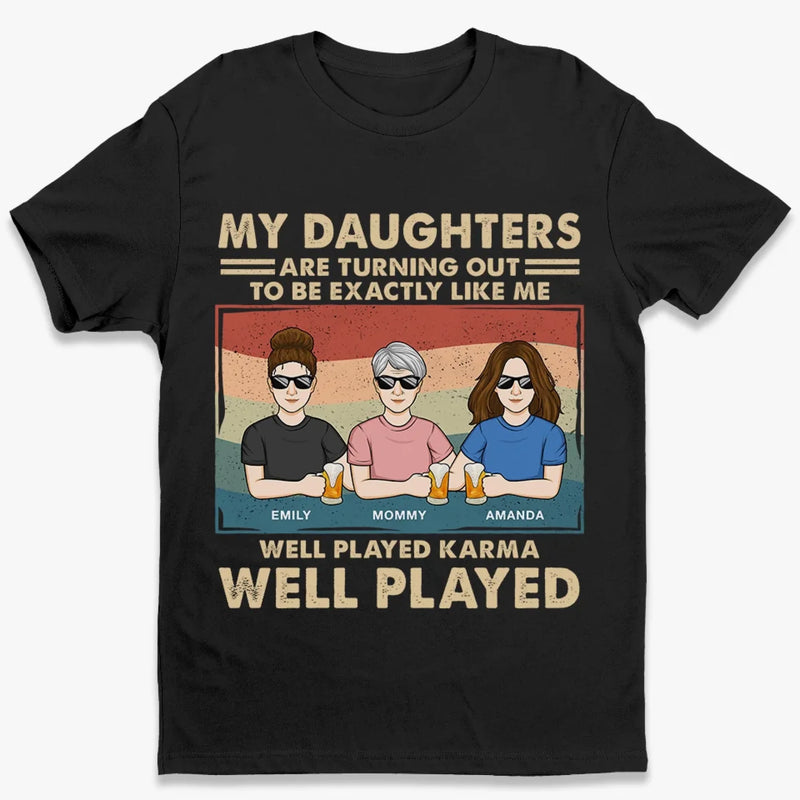A Unique Way To Honor Her Special Role - Family Personalized Custom Unisex T-shirt, Premium T-shirt, Hoodie - Mother's Day, Gift For Mom, Daughter