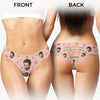 Custom Photo Property Of My Lover’s Hands - Couple Personalized Women Briefs - Gift For Husband Wife, Anniversary