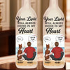 The Love You Gave Me Will Never Fade - Memorial Personalized Custom Bottle Lamp - Sympathy Gift For Pet Owners, Pet Lovers